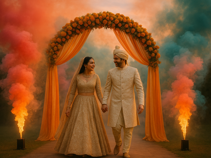 color smoke for weeding in patna